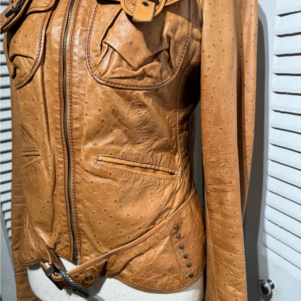 ASO SERENA VAN DER WOODSEN LEATHER JACKET - Picture 10 of 16